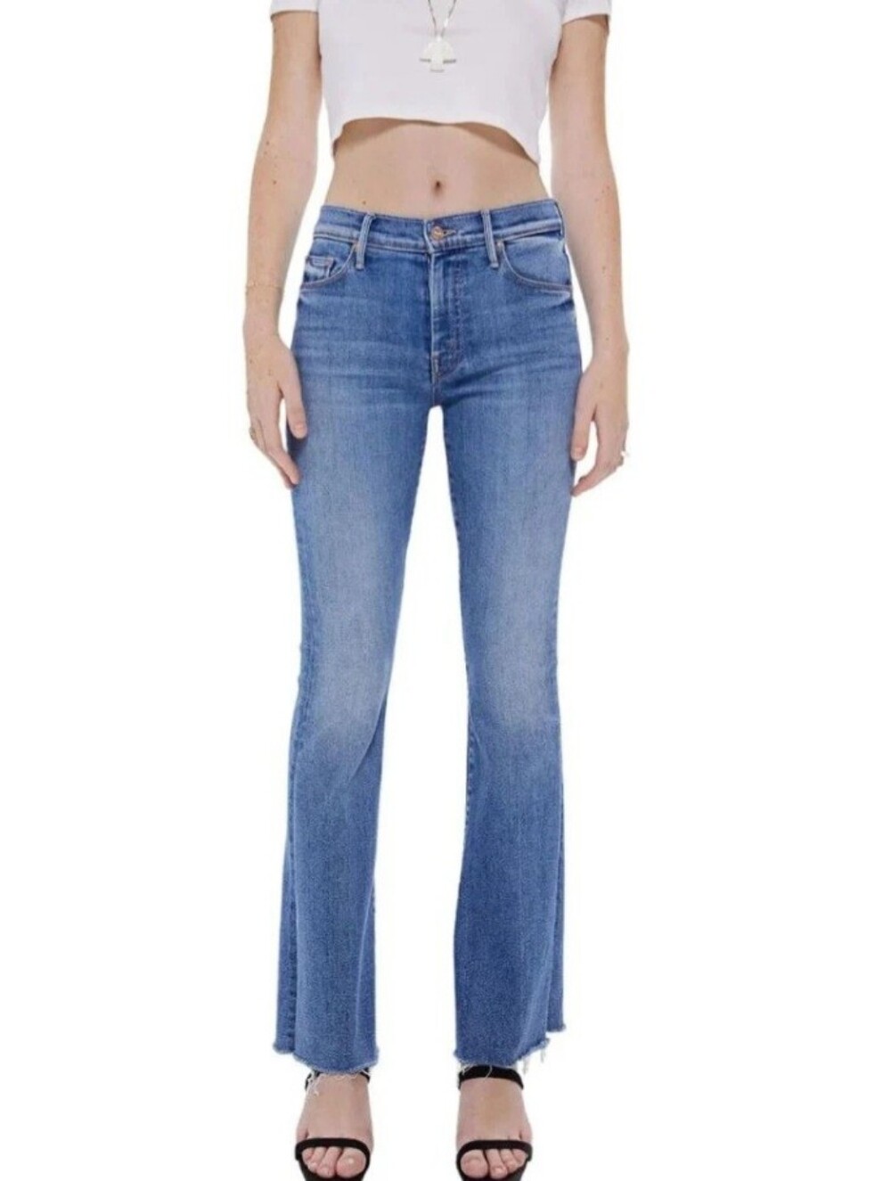 Mother Denim The Weekender Fray A Groovy Kind Of Love Size 24